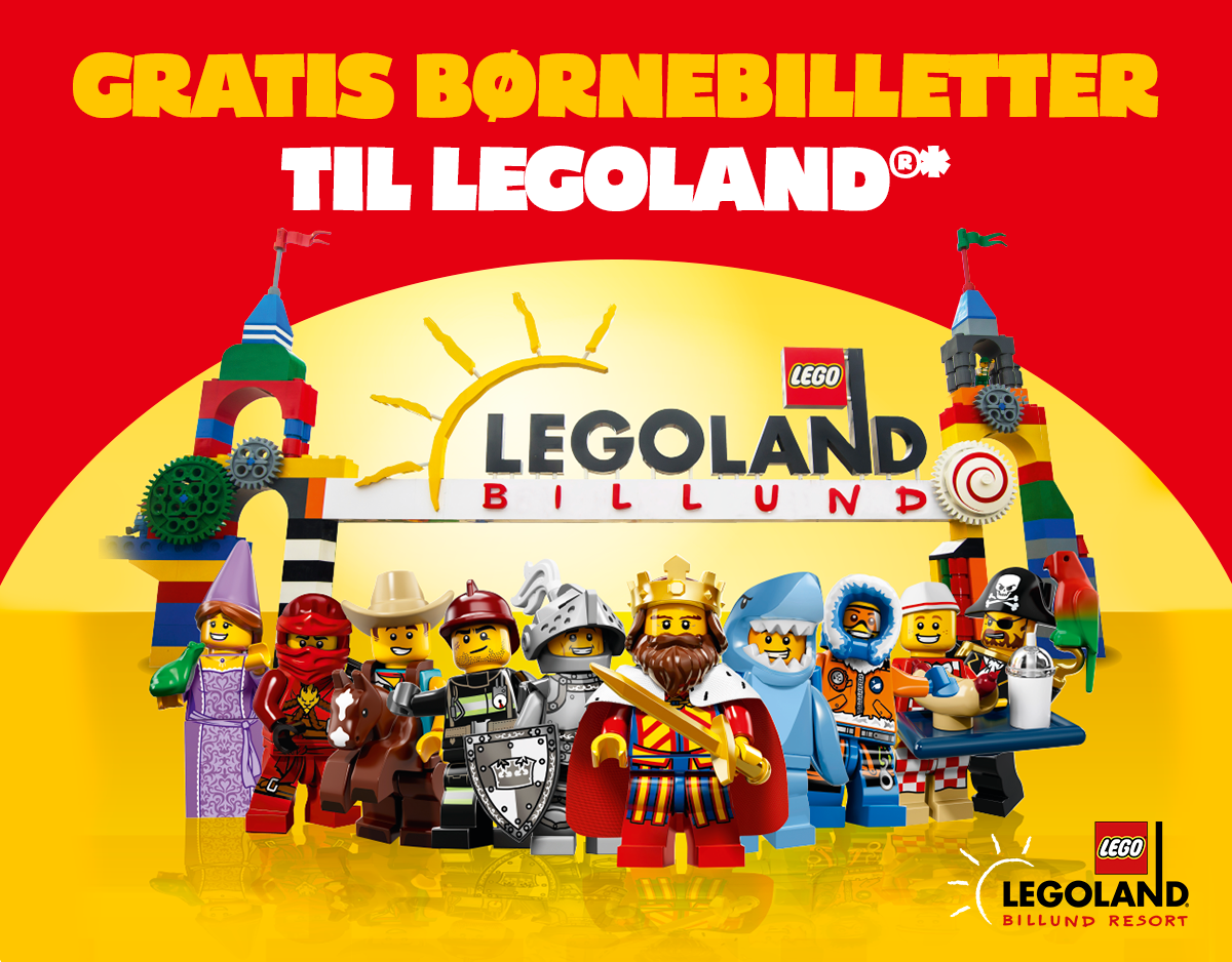 Få gratis børnebilletter til LEGOLAND