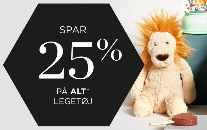 25% rabat på alt LEGO i Salling