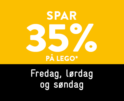 Spar 35% på alt LEGO i Bilka og på Bilka.dk