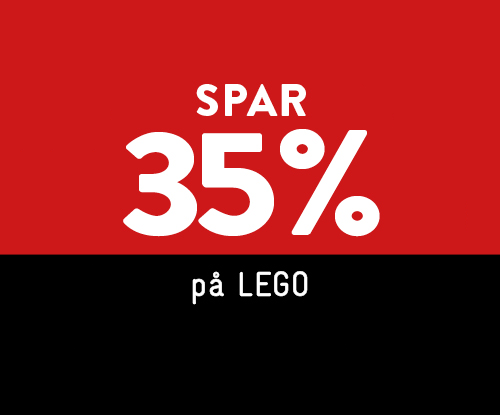 Spar 35% på LEGO i Bilka og på Bilka.dk