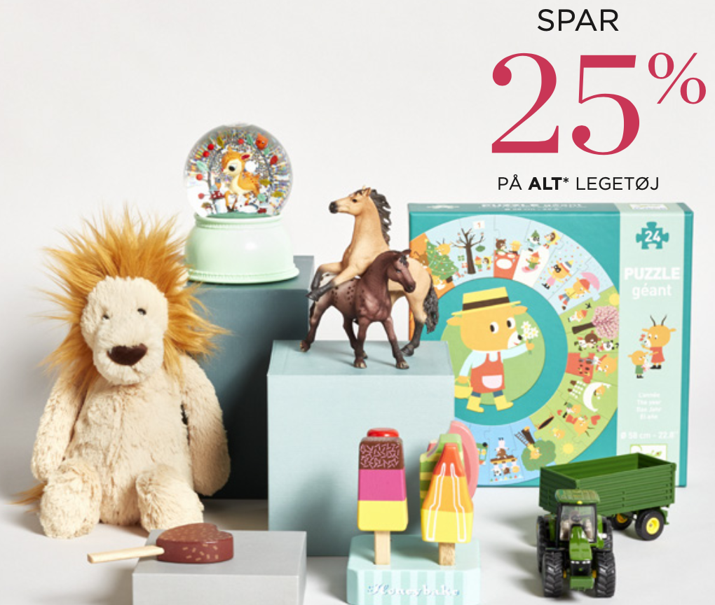 Spar 25% på LEGO i Salling og på Salling.dk