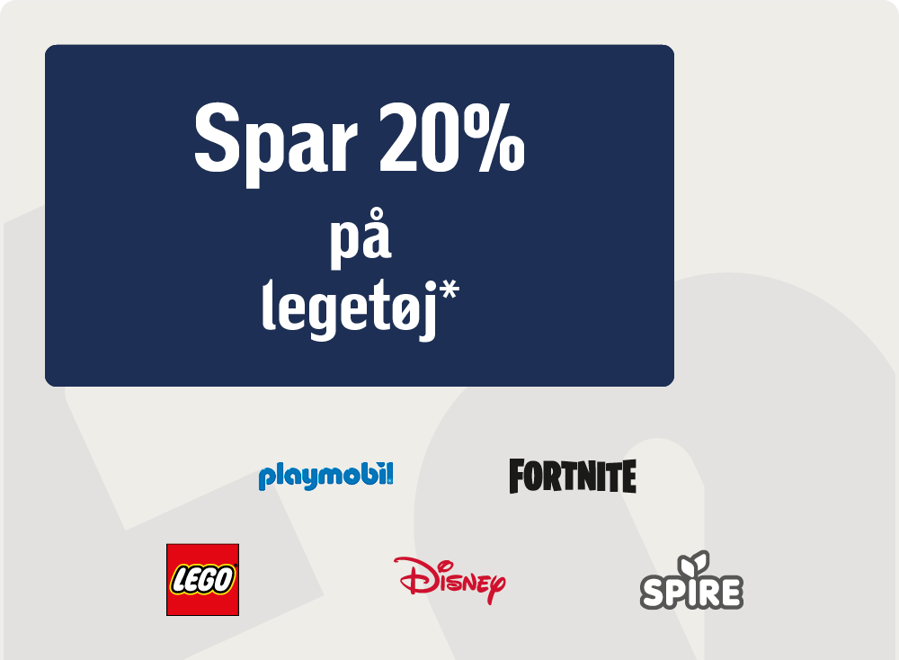 Få 20% rabat på LEGO i føtex