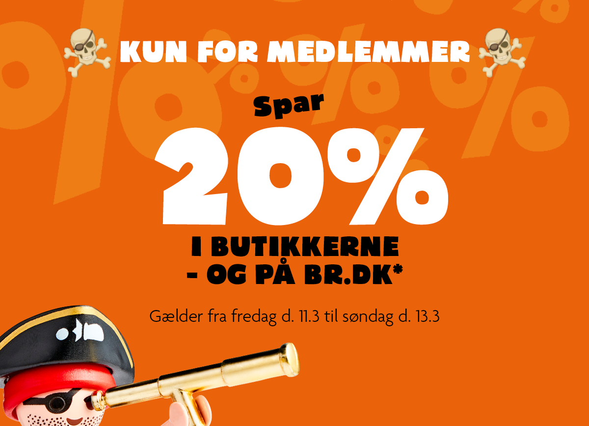 Fætter BR: Spar 20% på LEGO med rabatkode