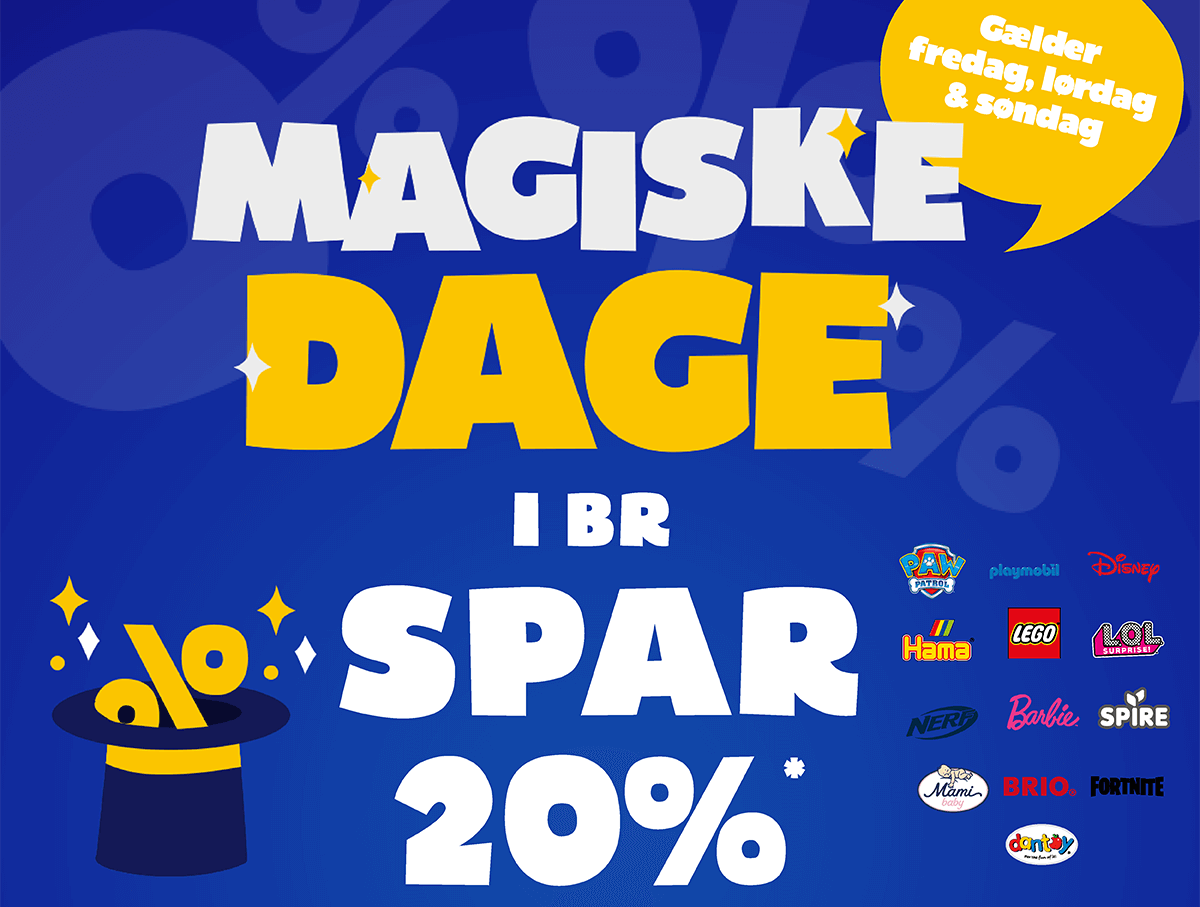 Spar 20% på LEGO i Fætter BR