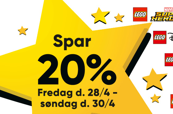 Bilka: 20% rabat på LEGO