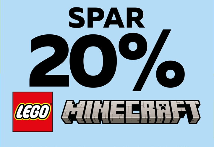 Legekæden: Spar 20% på LEGO Minecraft