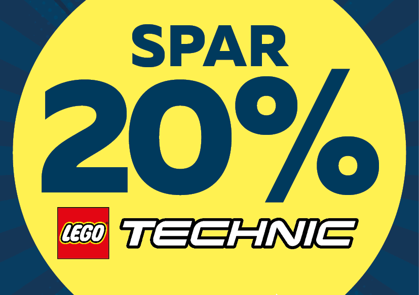 Legekæden: 20% rabat på LEGO Technic