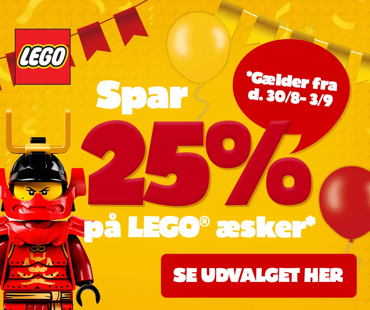 Fætter BR: Spar 25% på LEGO-æsker