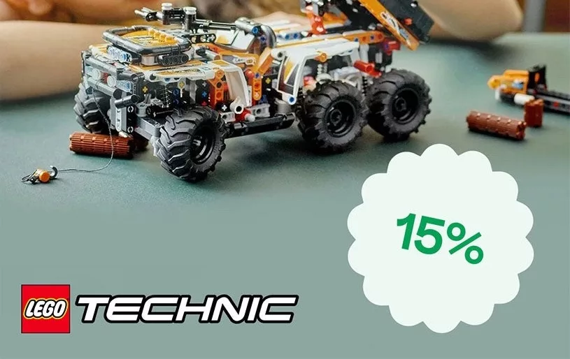 Jollyroom: Spar 15% på LEGO Technic med rabatkode