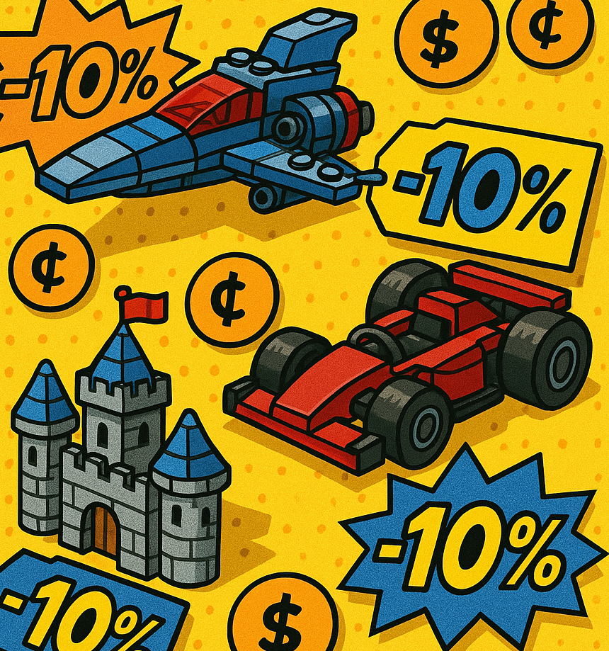 Spar 10-20% på LEGO
