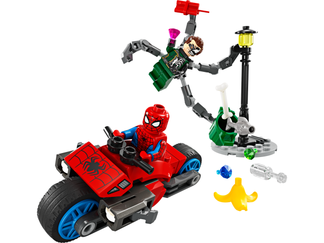 Motorcykeljagt: Spider-Man mod Doc Ock