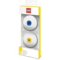 LEGO Viskelædere (blåt og gult)
