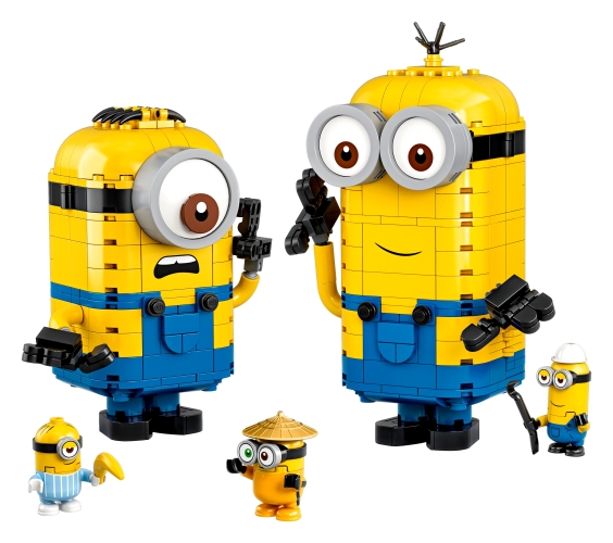 Klodsbyggede Minions og deres tilholdssted