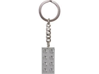 Metalized 2x4 Key Chain