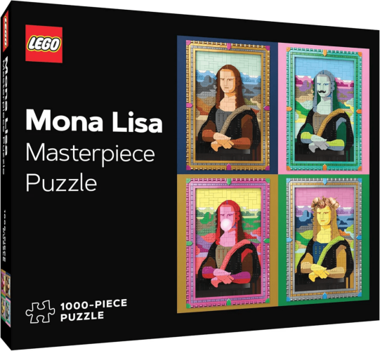 Masterpiece Puzzle: Mona Lisa-puslespil med 1000 brikker