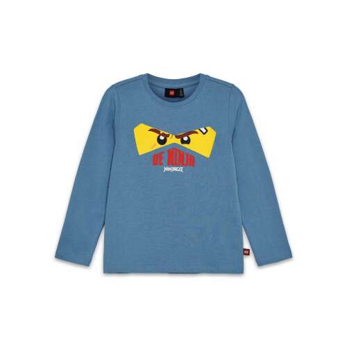 Langærmet T-shirt til børn - blå