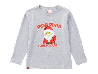 Langærmet Dear Santa-T-shirt til børn