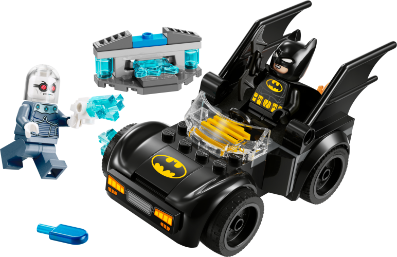 Batman og Batmobile mod Mr. Freeze