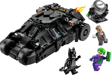 Batmans Tumbler mod Two-Face og Jokeren