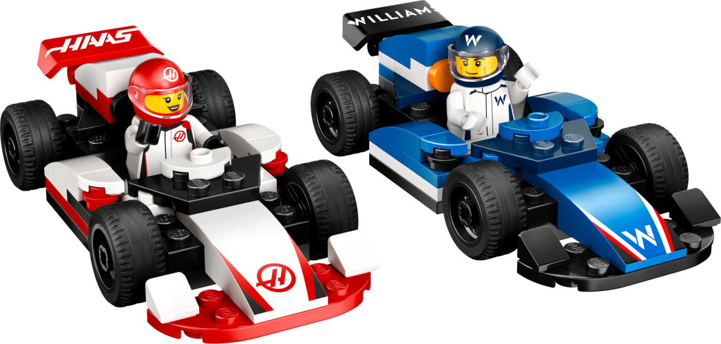 F1 Williams Racing og Haas F1-racerbiler