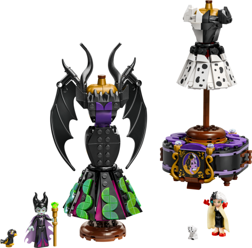 Maleficents og Cruella De Vils kjoler