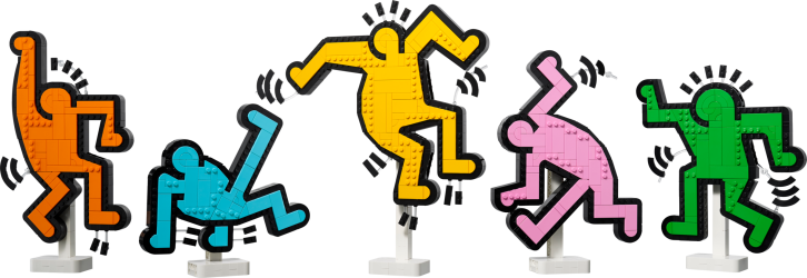 Keith Haring - Dansende figurer