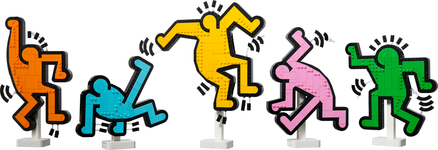 Keith Haring - Dansende figurer