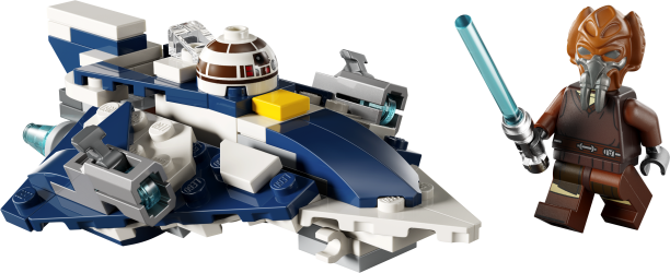 Microfighter af Plo Koons jedi-stjernejager
