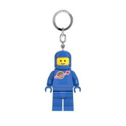 Astronaut-nøglering med lys - blå