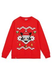 Julesweater til voksne - rød