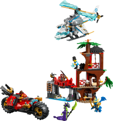 Ninjafartøjernes kamp for trætophuset