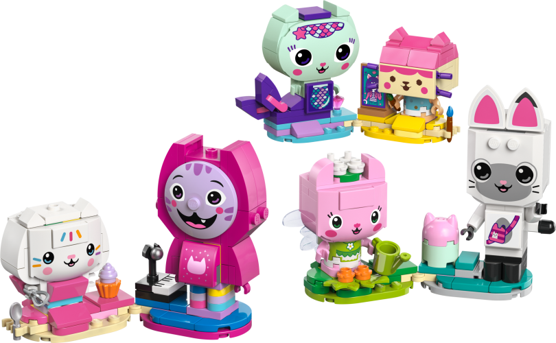 Gabbys klodsbyggede kattevenner