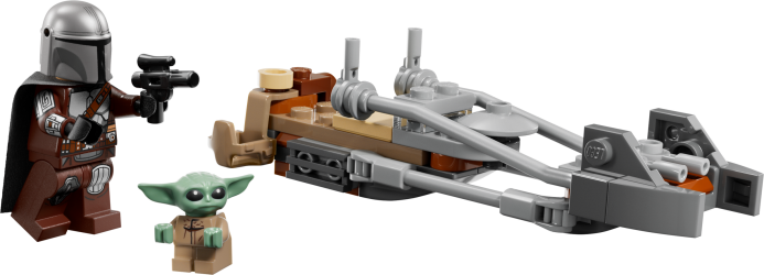 Mandalorianeren og Grogus speederbike