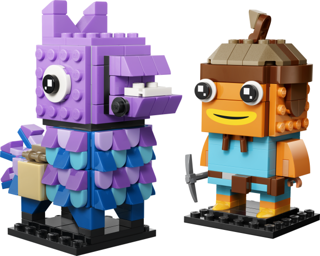 Figurer af Supply Llama og Fishstick