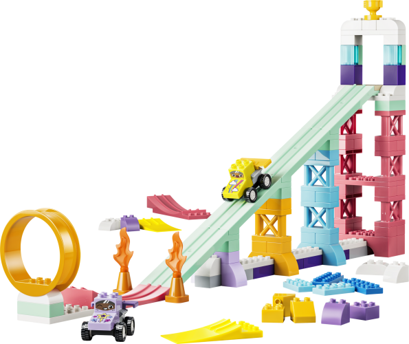 3-i-1 kreative ramper med køretøjer