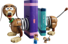 Toy Story-bogstøtter med hunden Slinky