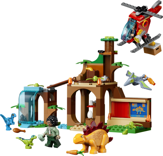 Redningsaktion: Velociraptor, stegosaurus og pteranodon