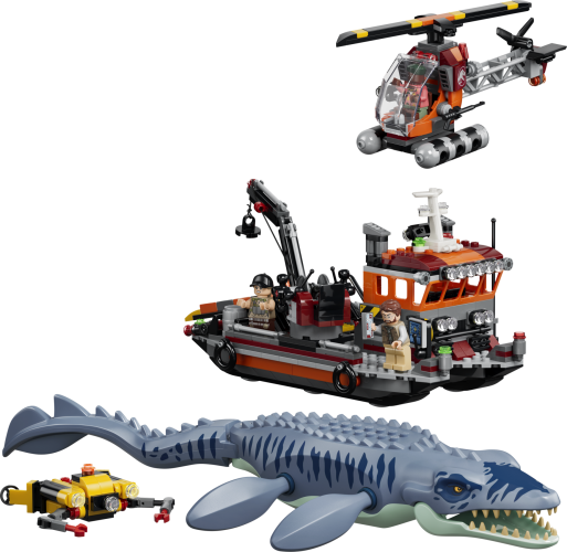 Mosasaurus-dinosaurens bådangreb