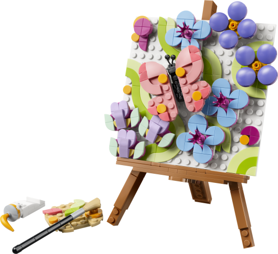 Blomsterpynt: Kunstmaleri