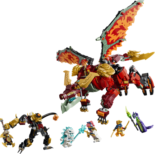 Wyldfyres forvandlingsdrage-mech