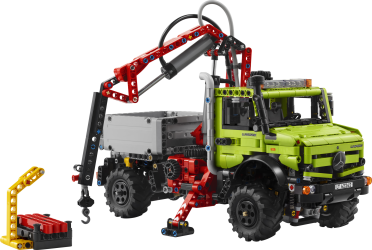 Mercedes-Benz Unimog U 5023 med kran