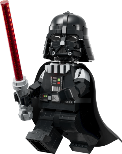 Opskaleret minifigur af Darth Vader
