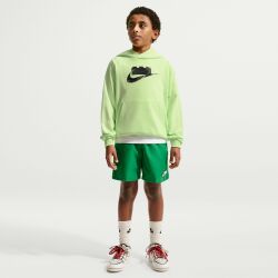 Nike x LEGO Collection hættetrøje til store børn - limegrøn