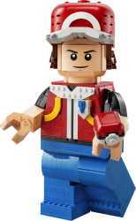 Opskaleret Red-minifigur