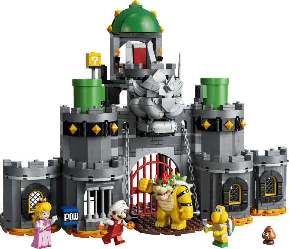 Fire Mario og Bowser's Castle