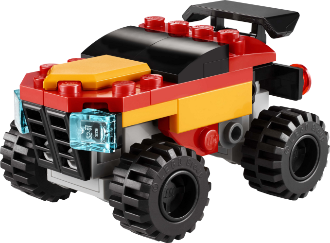 Ombyggelig mini-monstertruck