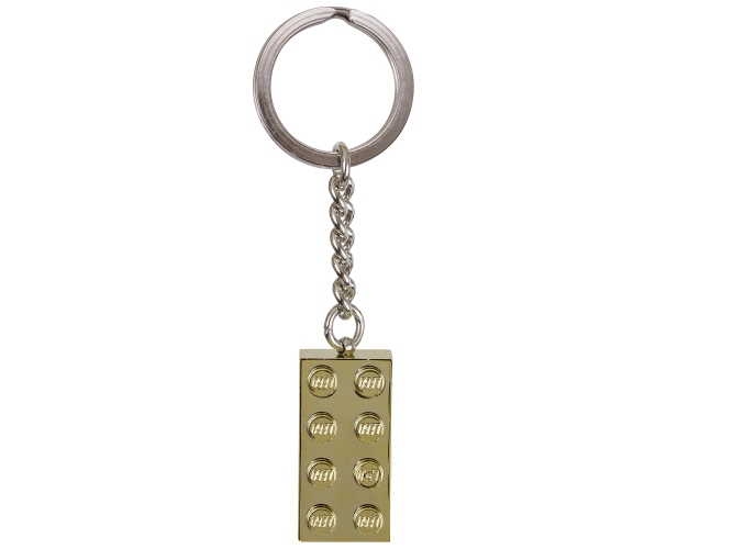 Keychain 2x4 Stud Gold