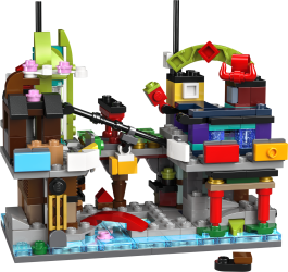 Mikroversion af NINJAGO® Citys markeder