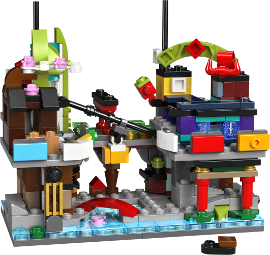 Mikroversion af NINJAGO® Citys markeder
