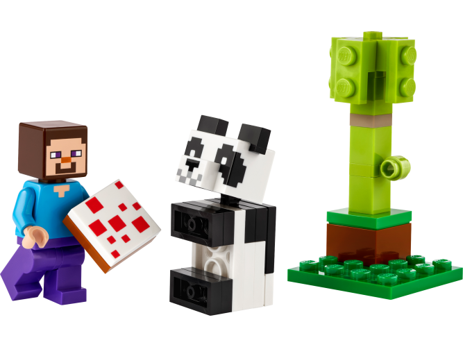 Steve og pandaunge & Kikis kokosnøddeangreb